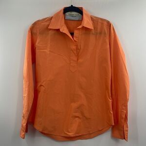 3for$20 Tish Cox Orange pull over Blouse size XS